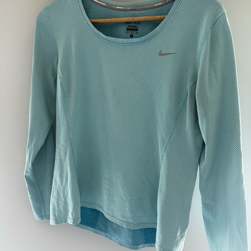 Nike Women's Blue Long Sleeve Top